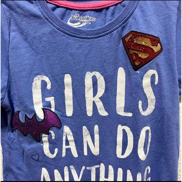 DC SuperHero Girls Graphic T-Shirt - Picture 2 of 7